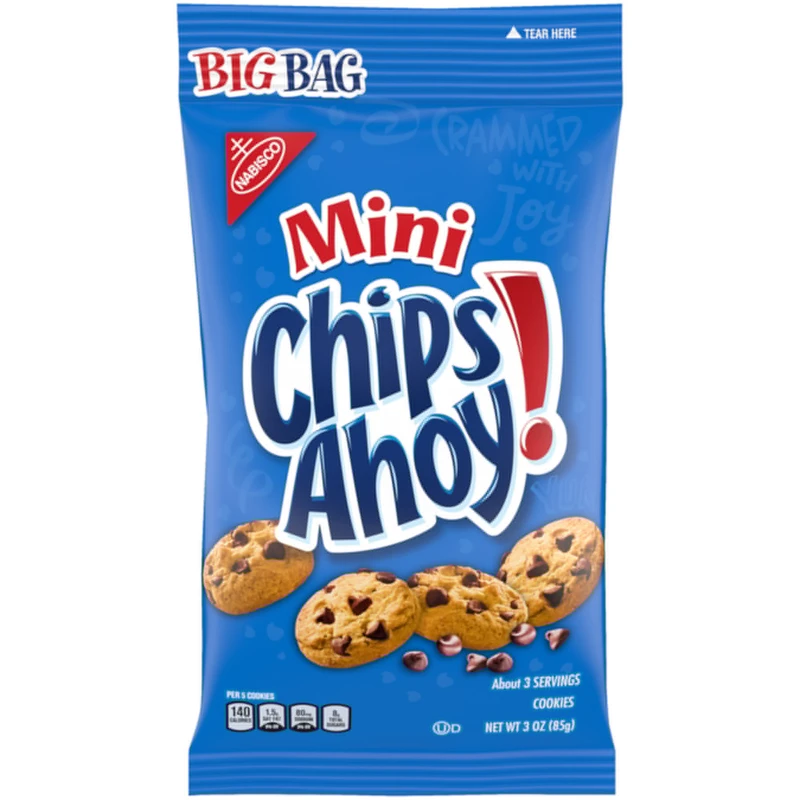 ! Mini Chocolate Chip Cookies 3 Oz Bag - Bite Size Treats